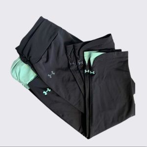(2) Under Armour Crop Heat Gear